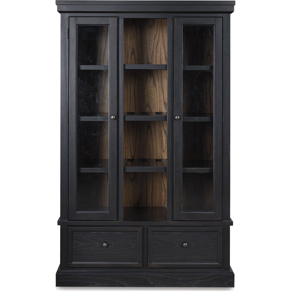 chadworth black brown curio   