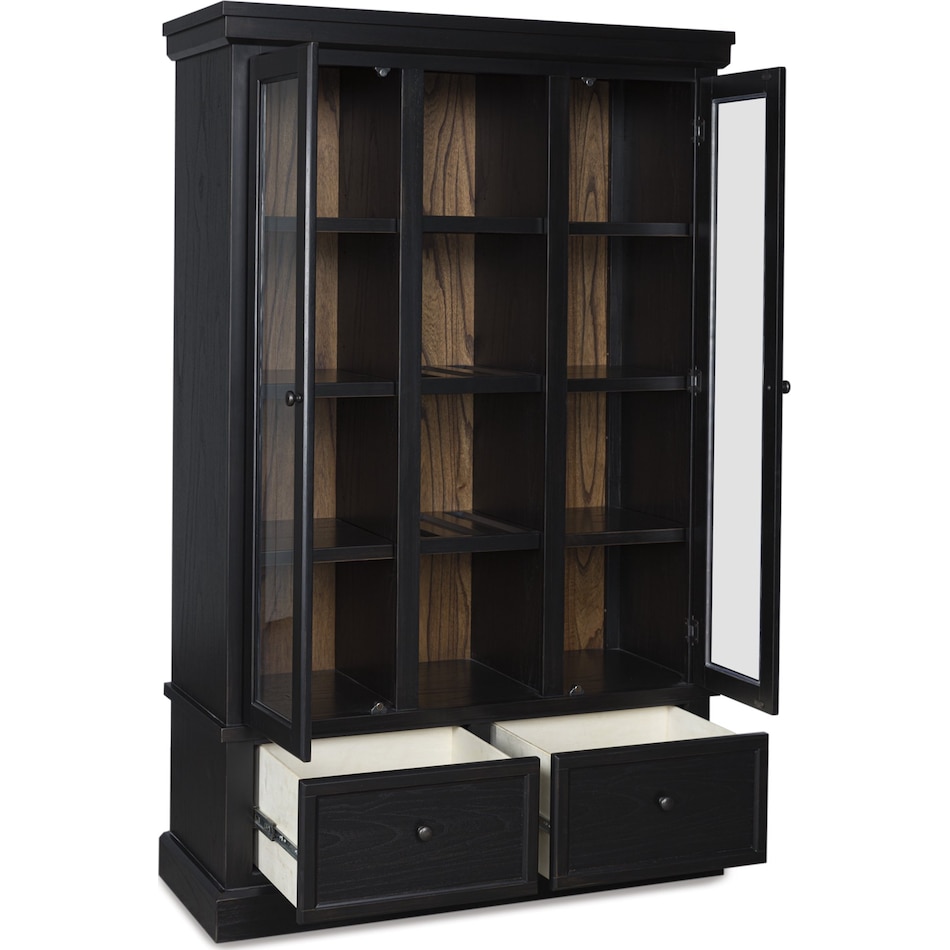 chadworth black brown curio   