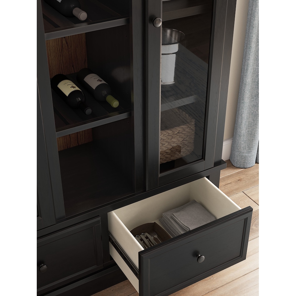 chadworth black brown curio   