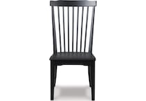 chadworth black side chair   