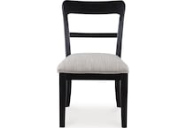chadworth black side chair   