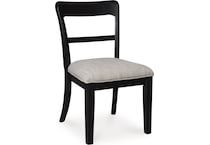chadworth black side chair   