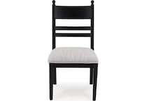 chadworth black side chair   