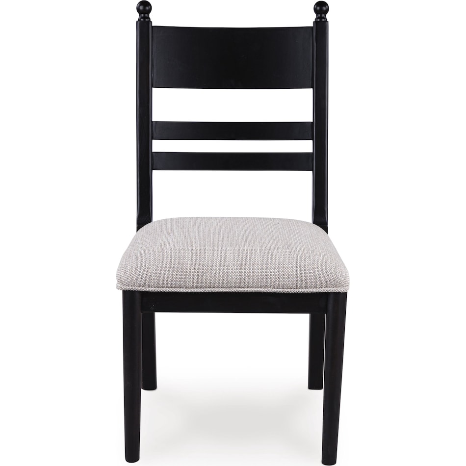 chadworth black side chair   