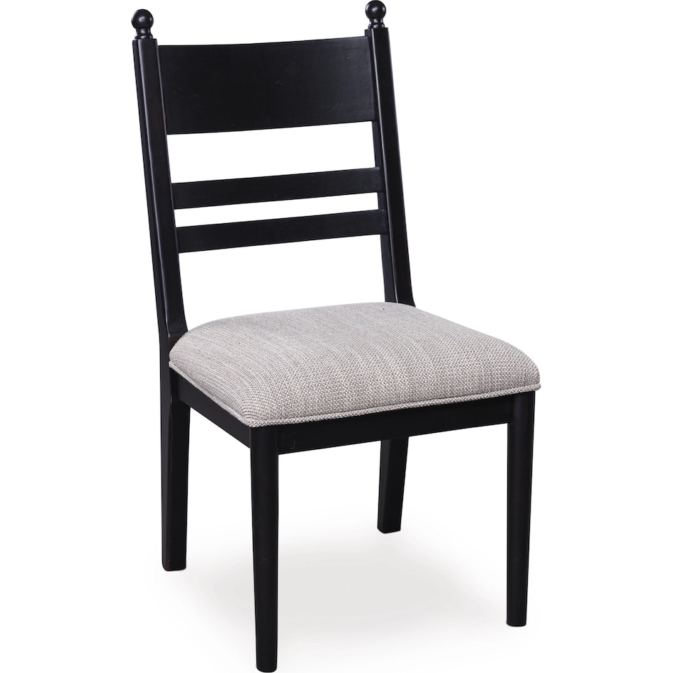chadworth black side chair   