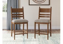 chadworth brown counter chair   