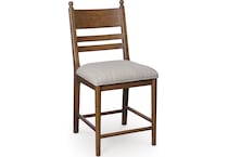 chadworth brown counter chair   