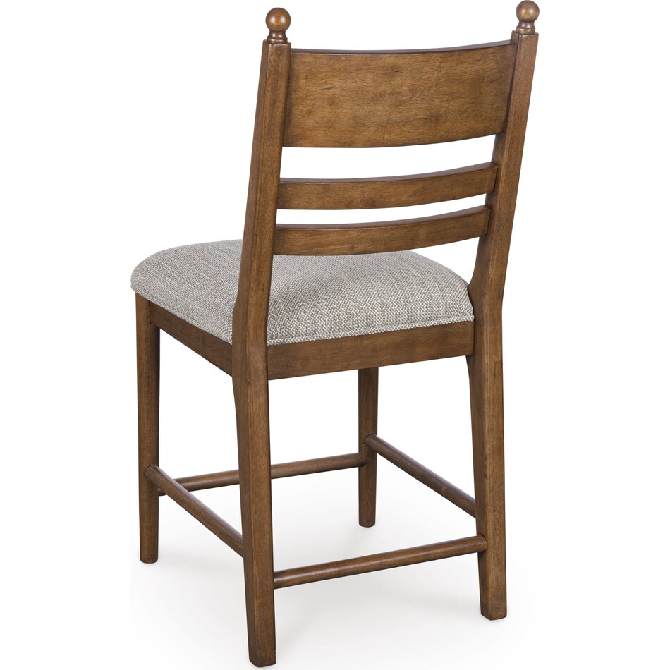 chadworth brown counter chair   
