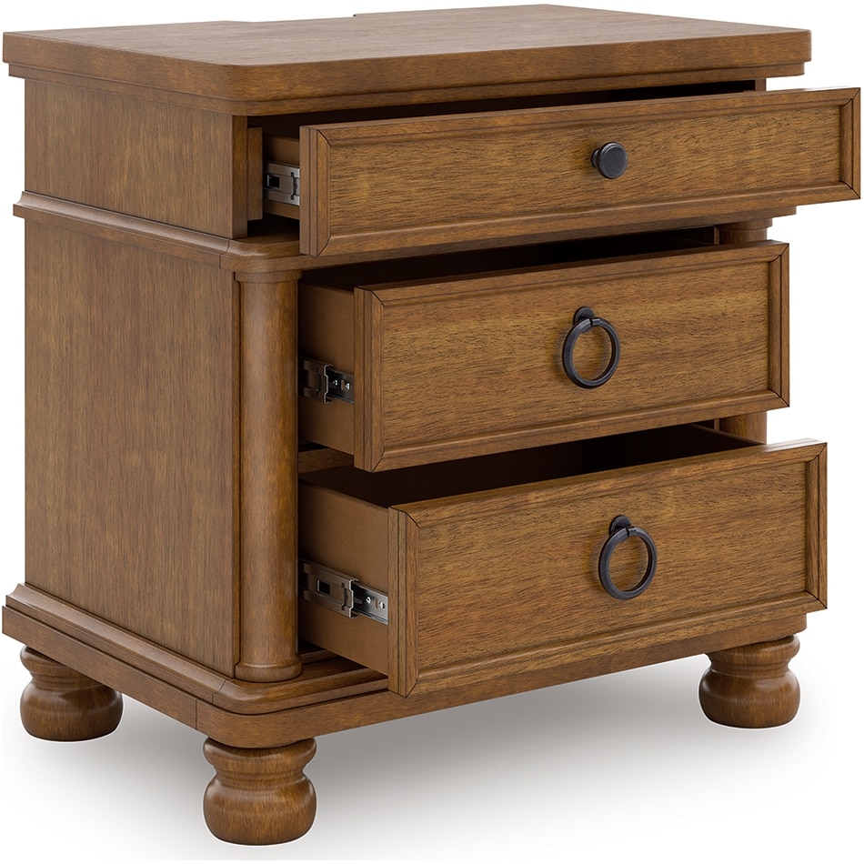 chadworth brown nightstand   