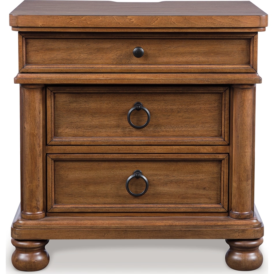 chadworth brown nightstand   