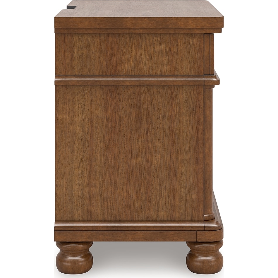 chadworth brown nightstand   
