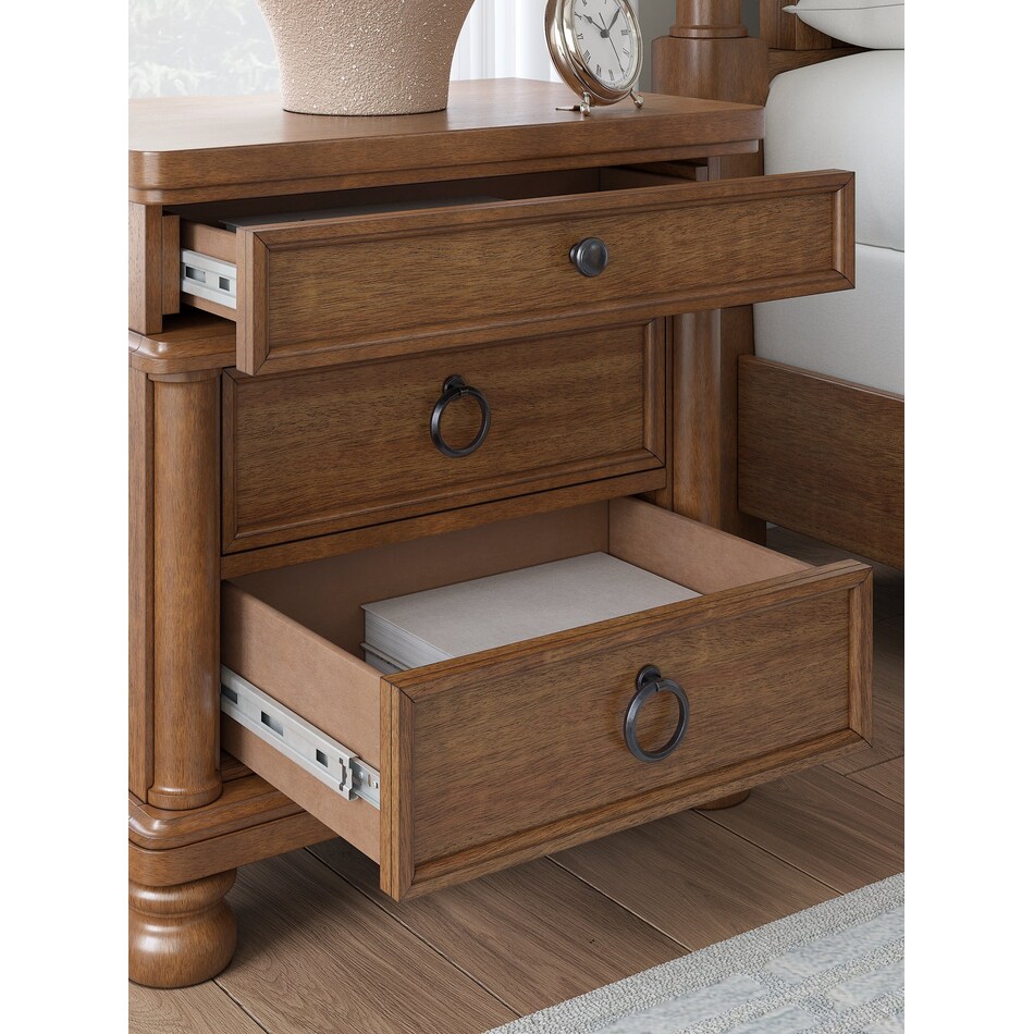 chadworth brown nightstand   