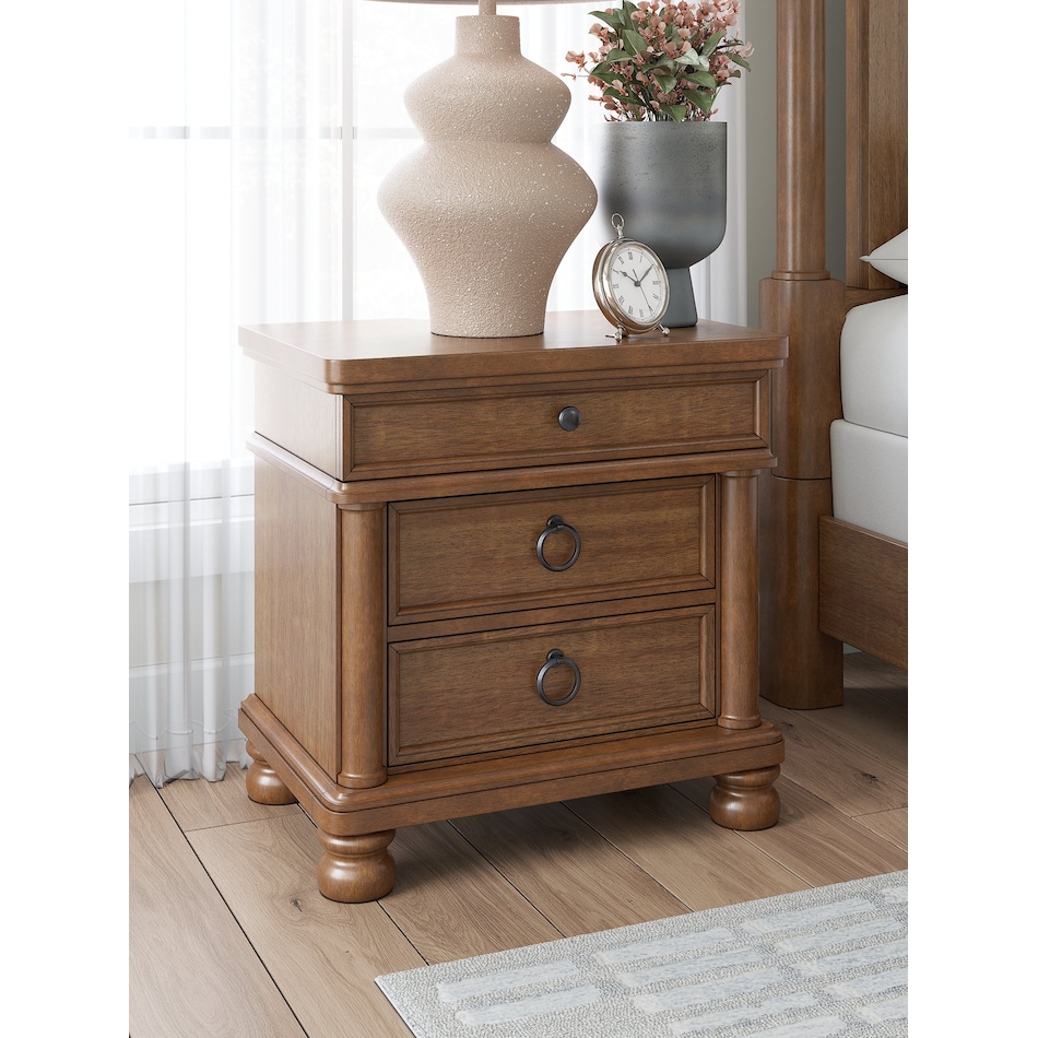 chadworth brown nightstand   