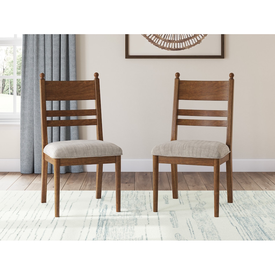 chadworth brown side chair   