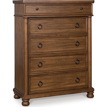 CHADWORTH BROWN 5-DRAWER DRESSER