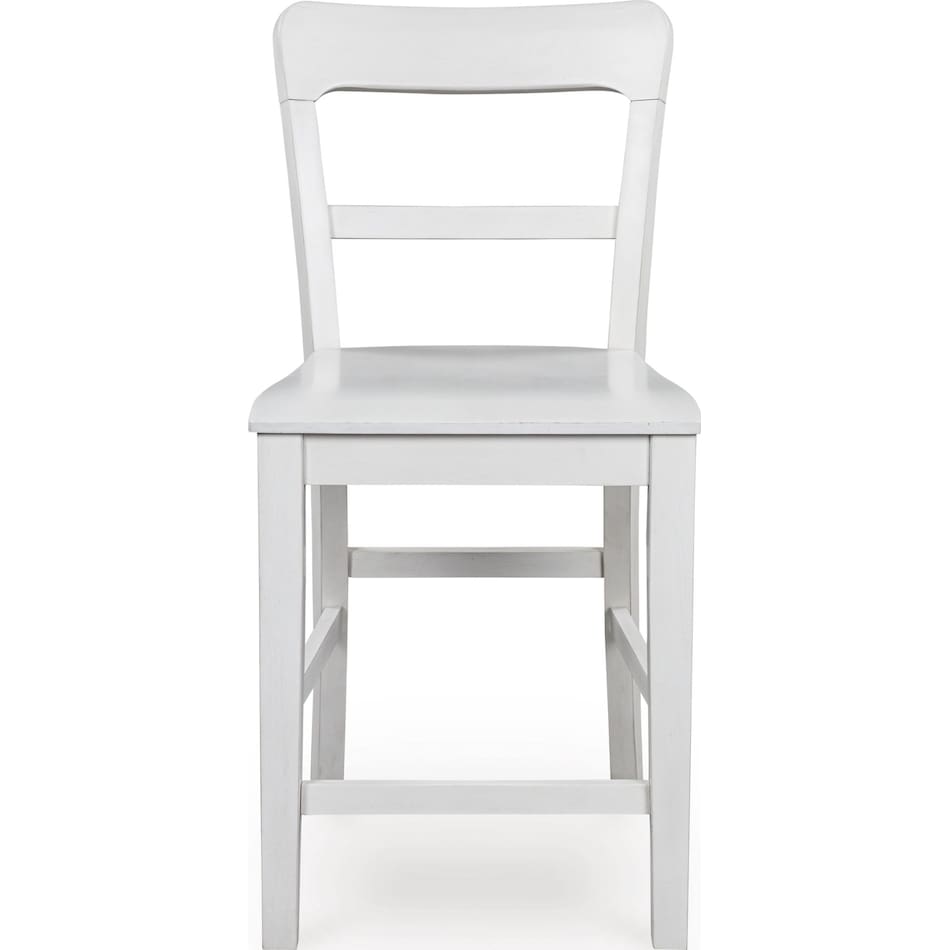 chadworth white barstool   