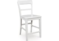 chadworth white barstool   