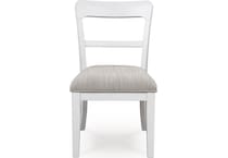 chadworth white side chair   