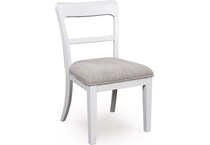 chadworth white side chair   