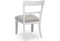 chadworth white side chair   