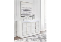 chalanna white dresser   