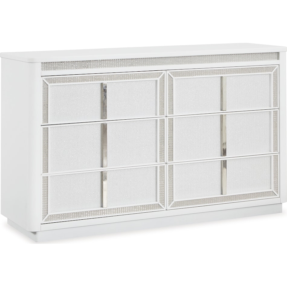 chalanna white dresser   