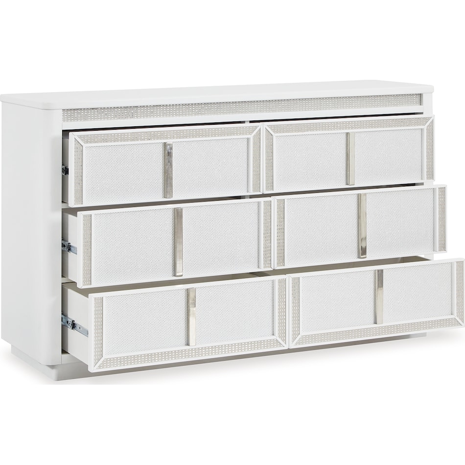 chalanna white dresser   