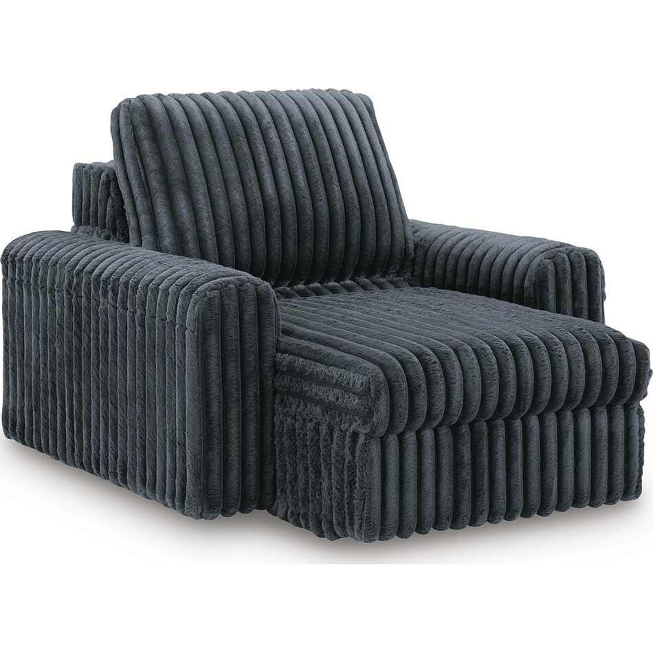 chalmers gunmetal chaise   