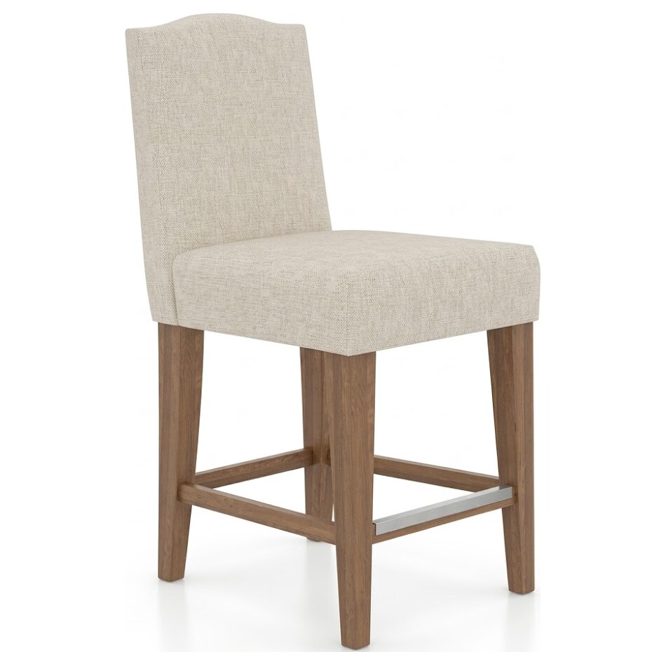 chambly pecan washed counter chair