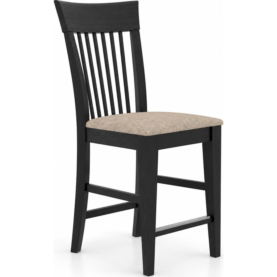 chambly peppercorn washed counter chair