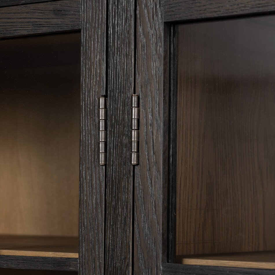charcoal oak aged black sandy oak veneer package   