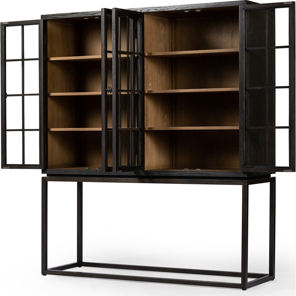 charcoal oak aged black sandy oak veneer package   