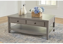 charina antique gray cocktail table   