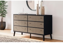 charlang two tone dresser   