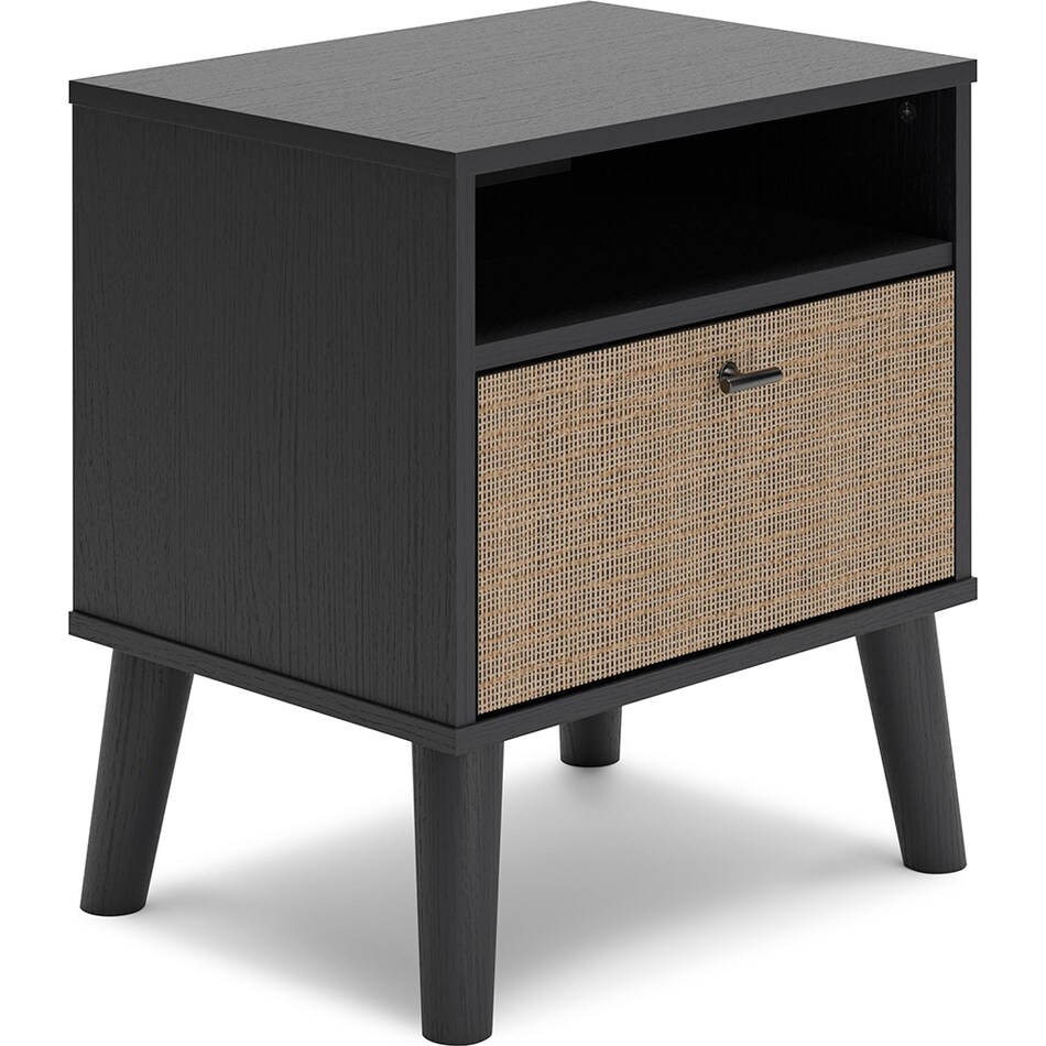 charlang two tone nightstand   