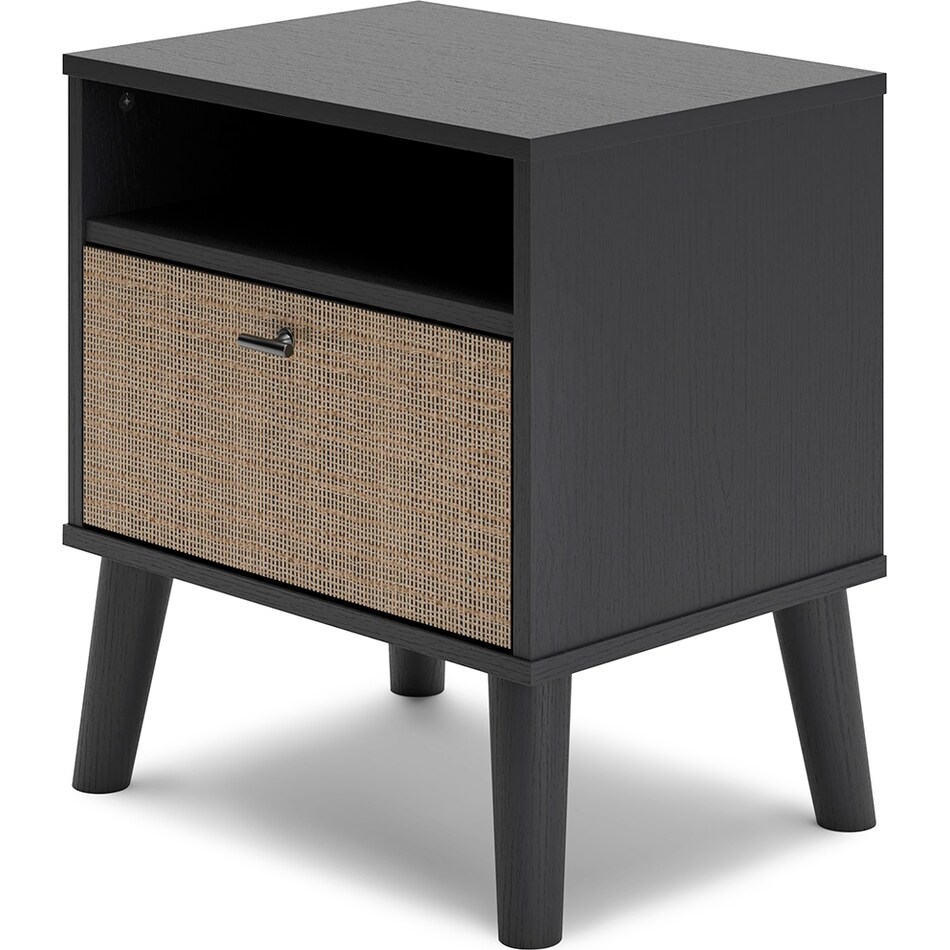 charlang two tone nightstand   