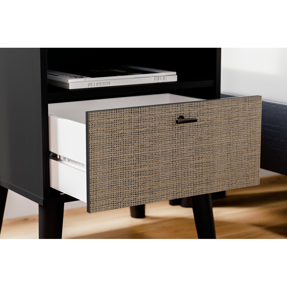 charlang two tone nightstand   