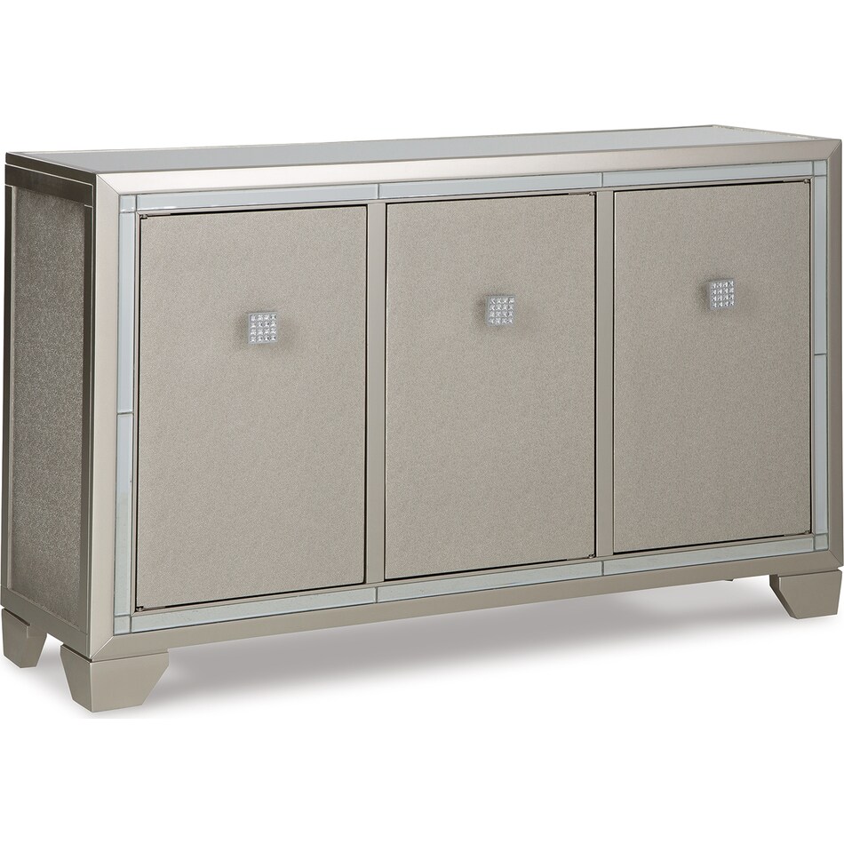 chaseton champagne accent cabinet   