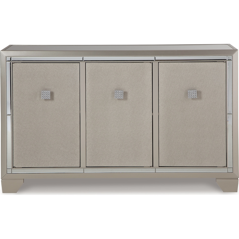 chaseton champagne accent cabinet   