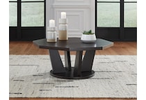 chasinfield dark brown cocktail table   