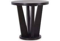 chasinfield dark brown end table   