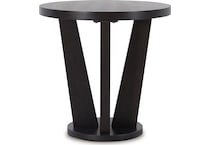 chasinfield dark brown end table   