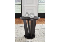 chasinfield dark brown end table   
