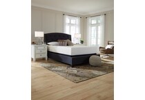 chime inch memory foam white mattress queen   