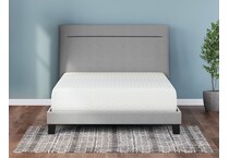 chime inch memory foam white mattress queen   