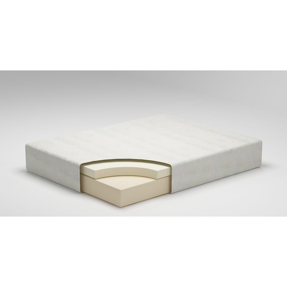 chime inch memory foam white mattress queen   