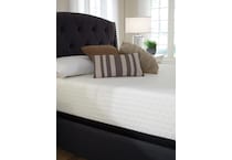 chime inch memory foam white mattress queen   