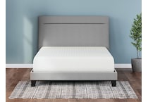 chime inch memory foam white mattress queen   