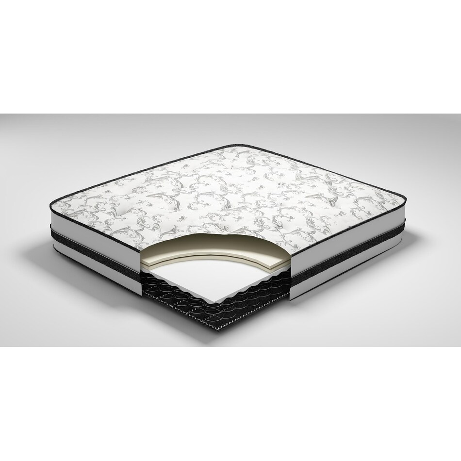 chime inch innerspring white mattress king   