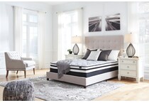 chime inch innerspring white mattress king   